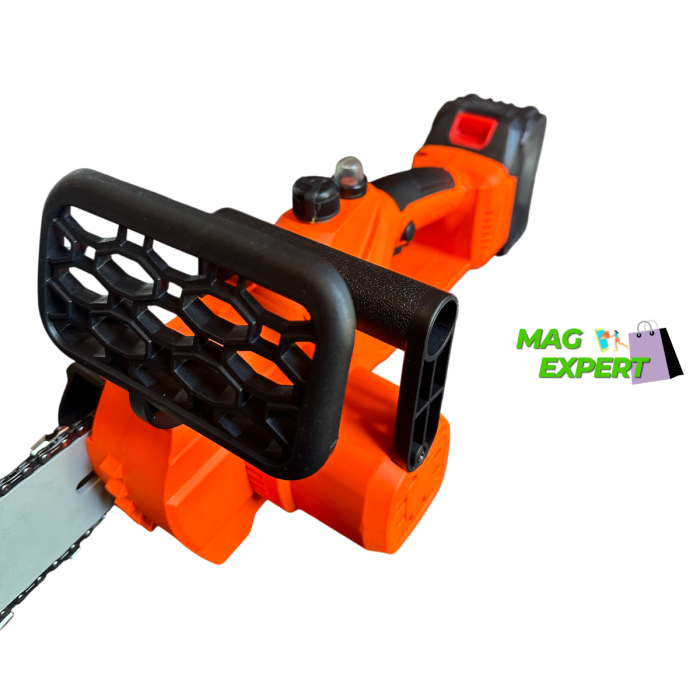 Drujba Electrica fara Fir, 16 inch, cu 2 Acumulatori 48V 6Ah, Motor Brushless, Sistem Ungere Lant, Taiere 40 cm [5]