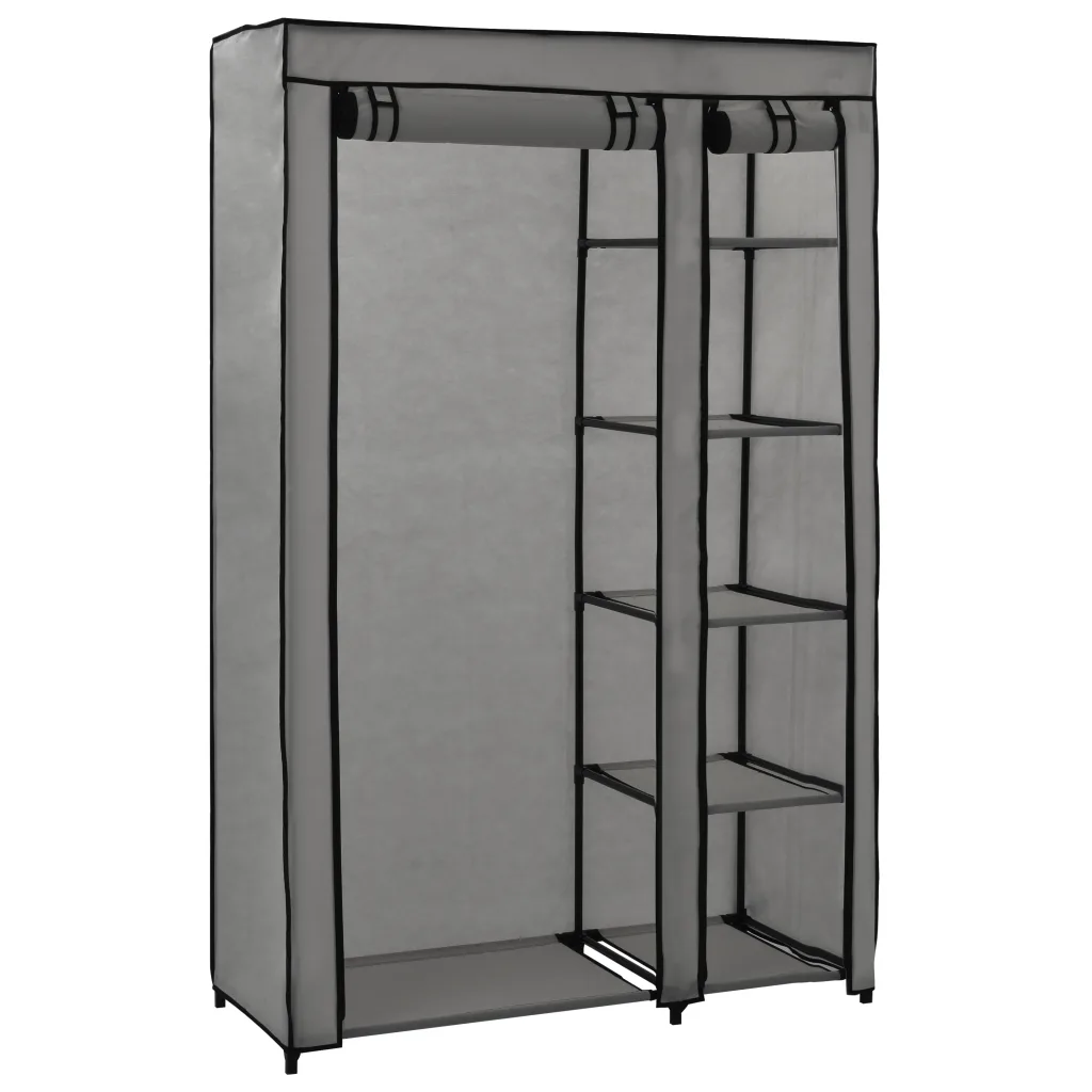 Dulap pentru Haine, Dressing din panza, schelet metalic, 105x45x170 cm [6]