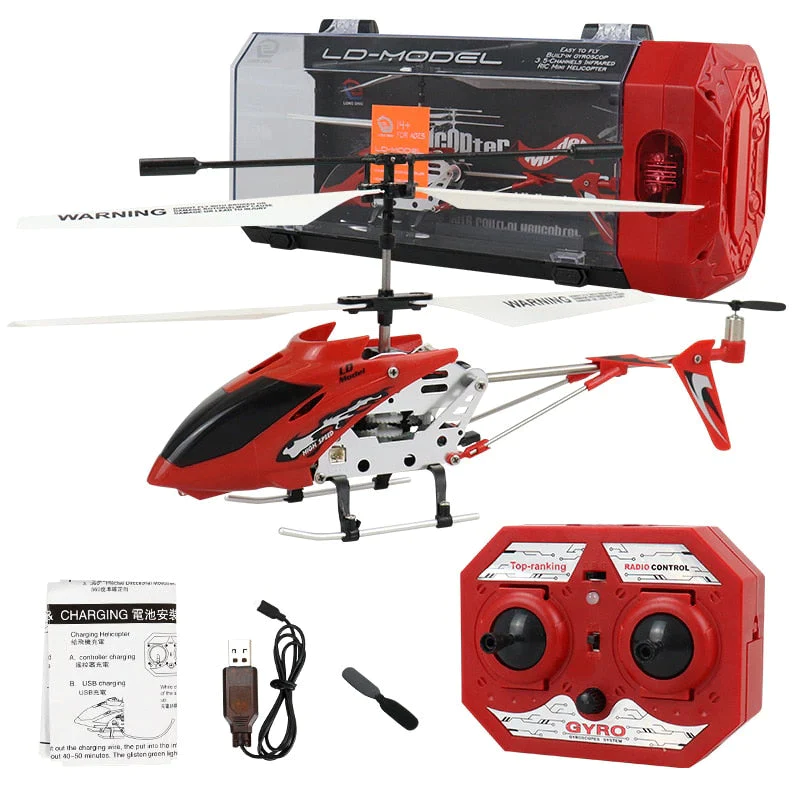 Elicopter cu telecomanda cu giroscop, rezistenta socuri [7]