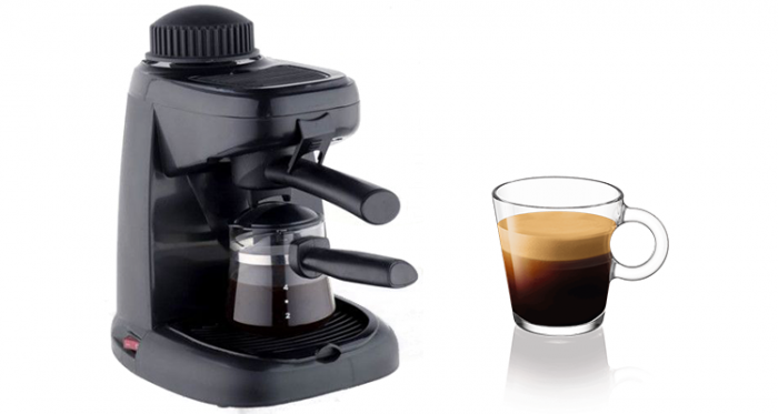 Espressor cafea Hausberg HB-3705, Capacitate 800ml, 650W [2]