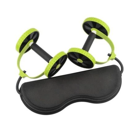 Extensor Fitness cu suport pentru genunchi, negru/verde, Revoflex Xtreme [6]