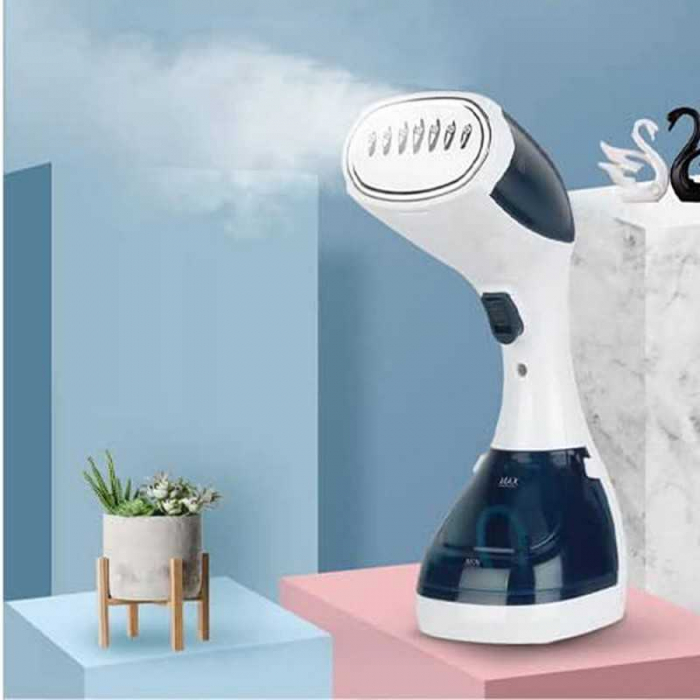 Fier de Calcat Vertical cu Aburi, Putere 1100W, Capacitate 200ml, Albastru/Alb [8]