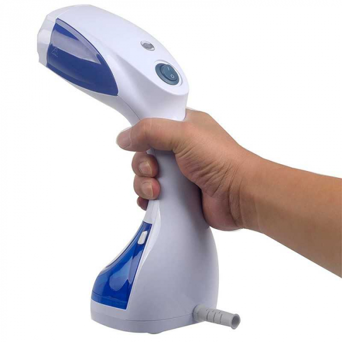 Fier de Calcat Vertical cu Aburi, Putere 1100W, Capacitate 200ml, Albastru/Alb [2]