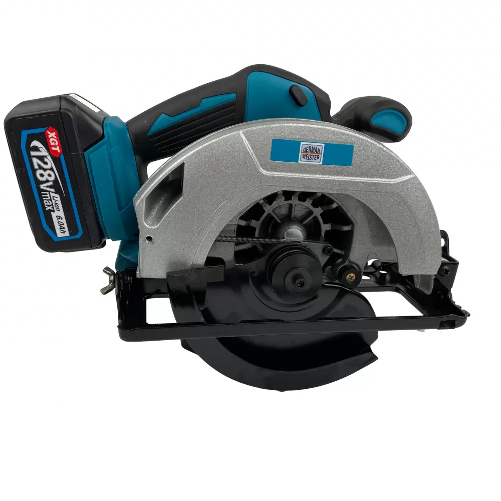 Fierastrau circular de mana German Meister, albastru, 2 acumulatori XGT 128V 6Ah, 11000rpm [2]