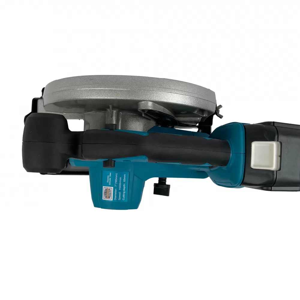 Fierastrau circular de mana German Meister, albastru, 2 acumulatori XGT 128V 6Ah, 11000rpm [4]