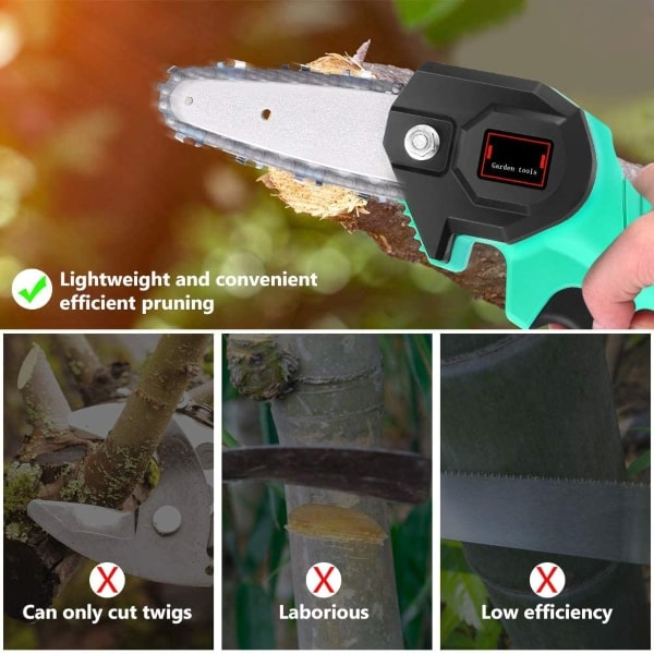 Drujba Fierastrau electric cu Acumulator 24V, lama 4 inch/10cm, fara fir [4]