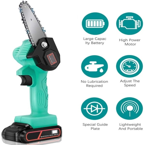 Drujba Fierastrau electric cu Acumulator 24V, lama 4 inch/10cm, fara fir [5]