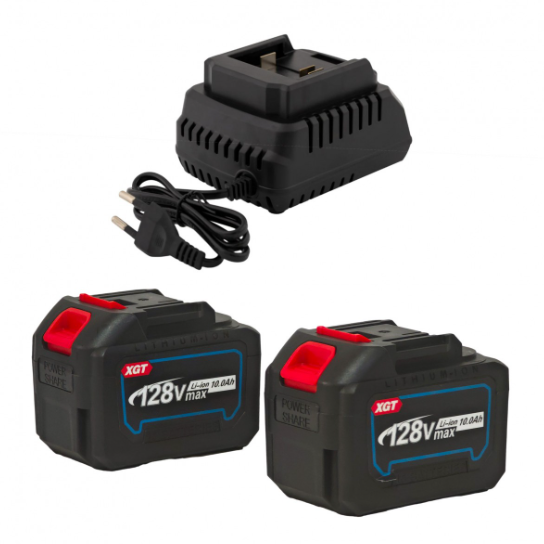 Flex Profesional cu 2 Acumulatori 128V 10Ah, Polizor Unghiular, Disc 230 mm, Putere Mare de Taiere si Slefuire [7]