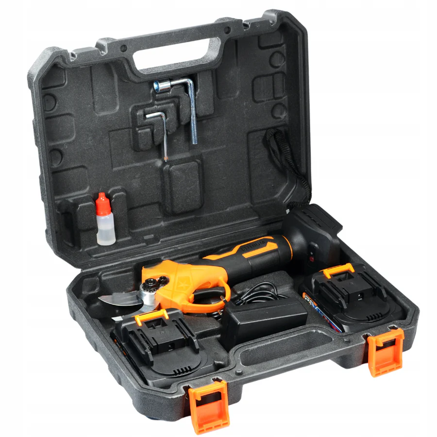 Foarfeca Electrica cu 2 Acumulatori 21V, 2000 mAh, Trusa de transport inclusa [3]