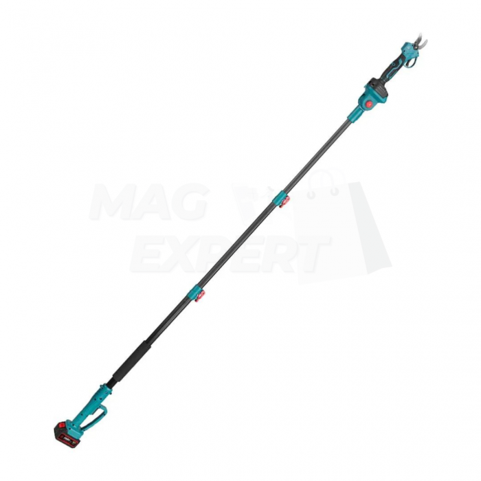 Foarfeca Electrica cu 1/2 Acumulatori 24V, 2.5M Tija Telescopica, pentru vie, pomi si crengi [10]