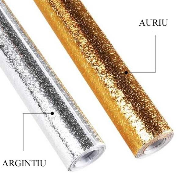 Folie de aluminiu autoadeziva bucatarie 60 x 300 cm [18]
