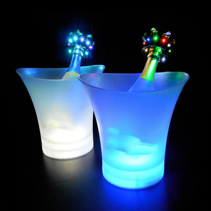 Frapiera gheata 5L cu iluminare LED RGB si boxa wireless [3]