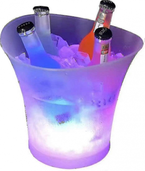 Frapiera gheata 5L cu iluminare LED RGB si boxa wireless [6]