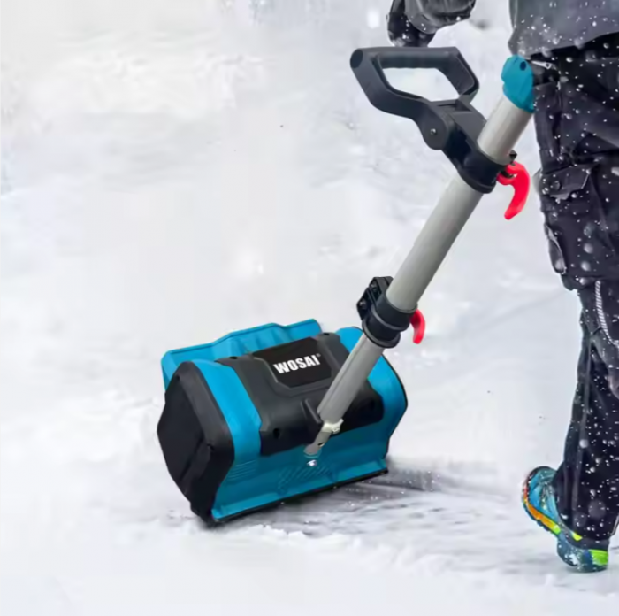 Freza de Zapada cu 2 Acumulatori 36V INCLUSI, Aparat de curatat zapada electric, fara fir [7]