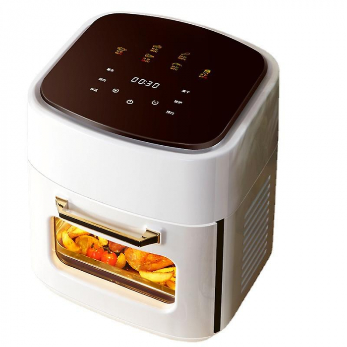 Friteuza AirFryer 15L, Afisaj Digital, Cuptor cu aer cald, Fara ulei, 1400W, Capacitate mare [7]
