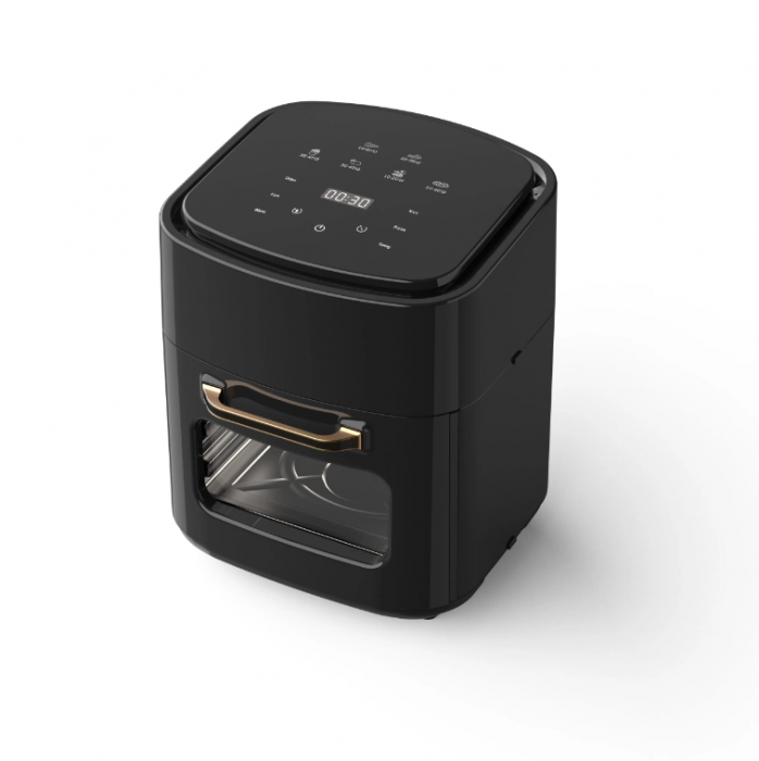 Friteuza AirFryer 15L, Afisaj Digital, Cuptor cu aer cald, Fara ulei, 1400W, Capacitate mare [10]