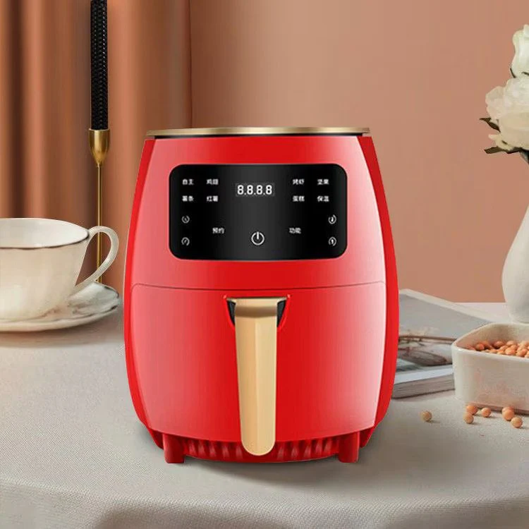 Friteuza cu aer cald 6 Litri, S-18 Air Fryer, 2400W, afisaj digital, LCD Touch control [10]