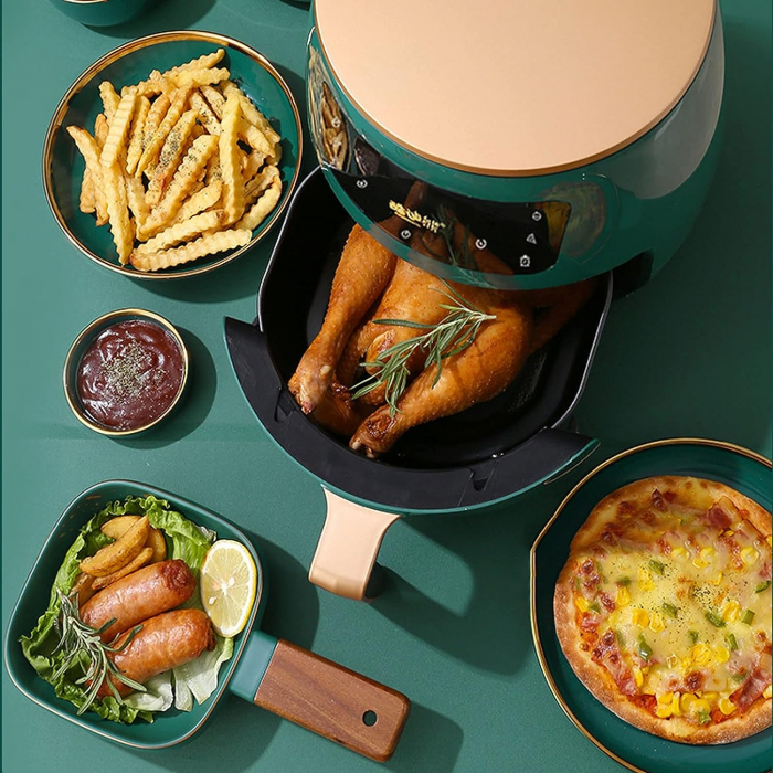 Friteuza cu aer cald 6 Litri, S-18 Air Fryer, 2400W, afisaj digital, LCD Touch control [7]