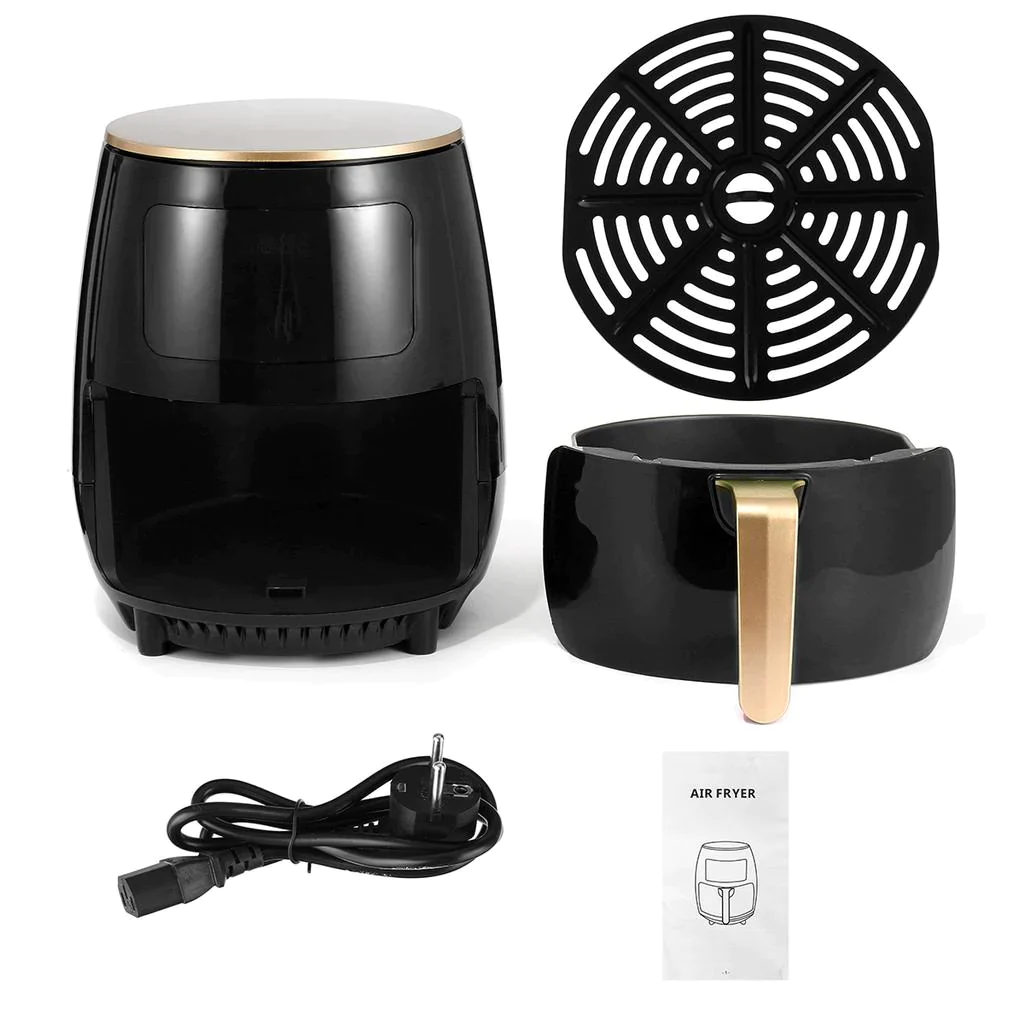 Friteuza cu aer cald 6 Litri, S-18 Air Fryer, 2400W, afisaj digital, LCD Touch control [11]