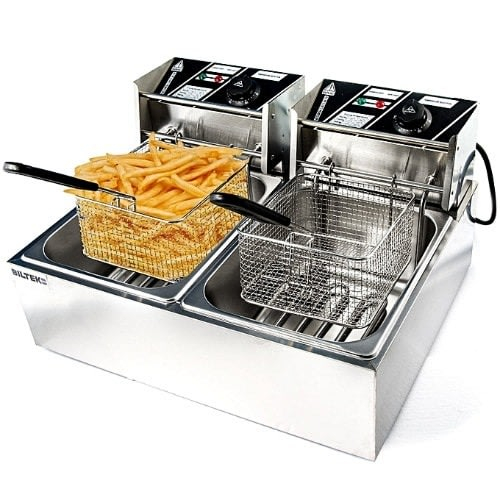 Friteuza electrica pentru cartofi, crispy, nuggets, Capacitate 6 litri sau 12 litri [9]
