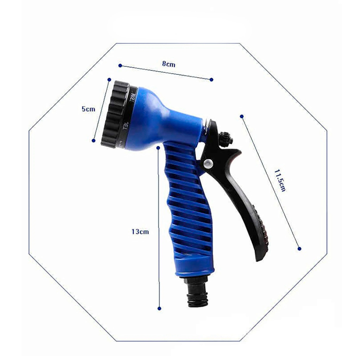Furtun extensibil profesional pentru gradina cu cap de udat cu pulverizator reglabil, 25/37 metri, Magic Hose [8]