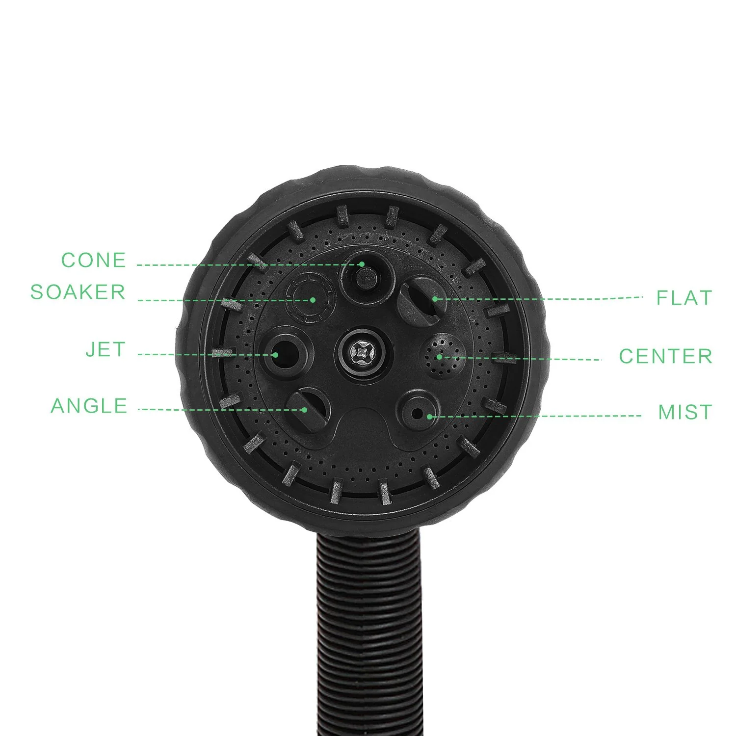 Furtun extensibil profesional 22.5M pentru gradina cu cap de udat cu pulverizator reglabil, Magic Hose [4]