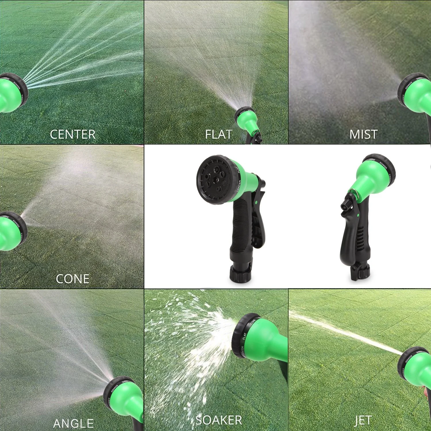 Furtun extensibil profesional pentru gradina cu cap de udat cu pulverizator reglabil, Magic Hose [5]