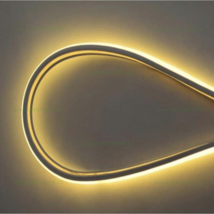 Furtun luminos LED neon flexibil, tub, rola 100 m, lumina calda , 120 LED-uri, protectie umiditate IP65, instalatie [5]