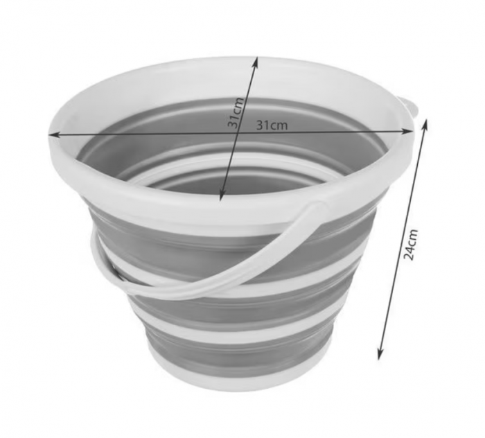 Galeata pliabila din silicon, 10 litri [6]