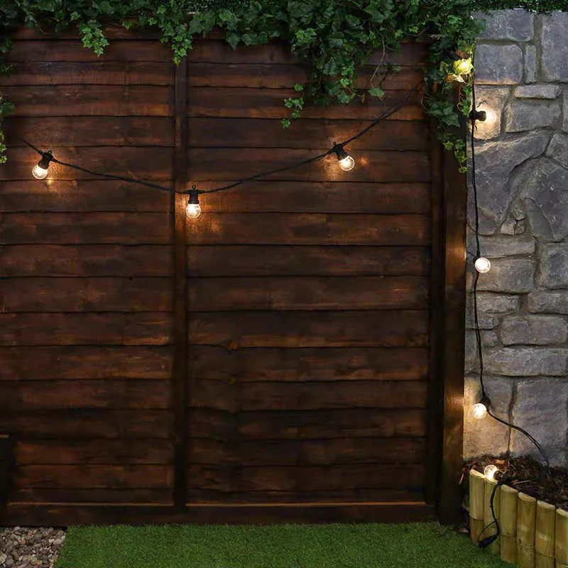 Ghirlanda luminoasa pentru gradina 10m, 10 becuri LED lumina calda (3000 K), IP44 [6]