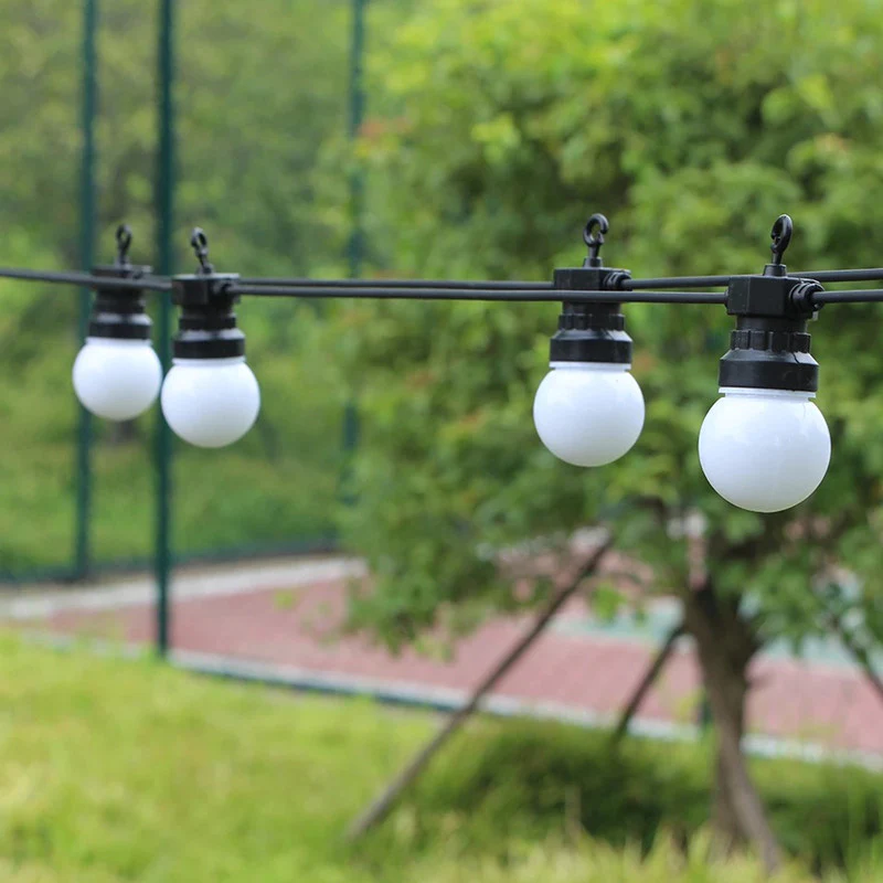 Ghirlanda luminoasa pentru gradina 10m, 10 becuri LED lumina calda (3000 K), IP44 [7]