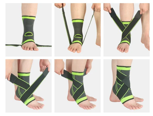 Glezniera elastica cu prindere dubla, 3D, Textil si Nylon, Marime universala [5]