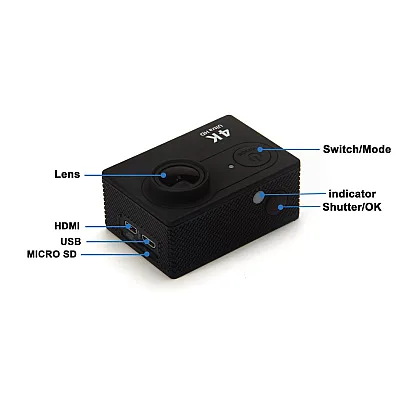 Camera Sport 4K UltraHD 30fps WiFi 16MP si Accesorii [12]
