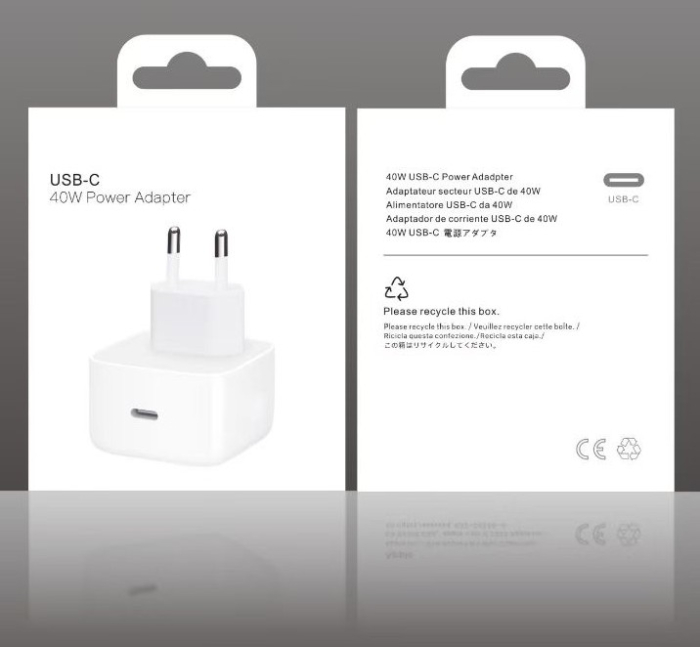 Incarcator Rapid USB-C 40W, Adaptor Fast Charge pentru telefon, USB Type-C, 60W max [2]