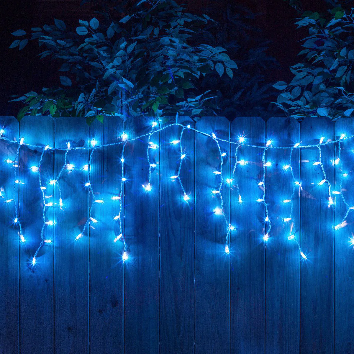 Instalatie Craciun pentru Exterior, franjuri inegale cu LED, pentru impodobirea casei, 4M/8M/12M/20M [8]