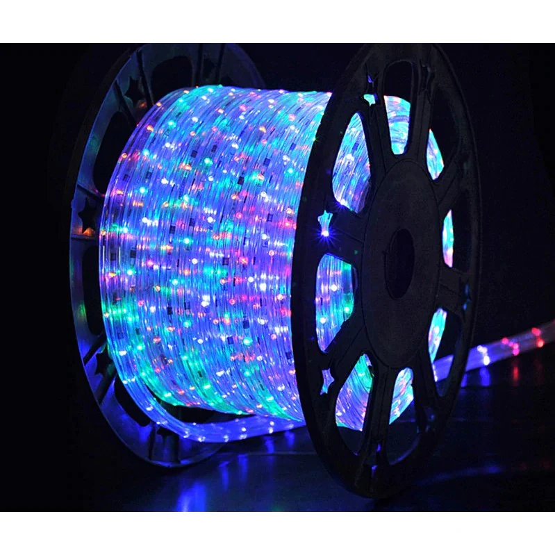Instalatie Furtun luminos pe rola, led 100m, diverse culori [11]