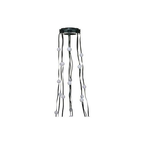 Instalatie Luminoasa Tip Ploaie pentru Bradul de Craciun, Verticala, 48 LED-uri Multicolore, 16 Culori, Telecomanda, 1,8 m [6]