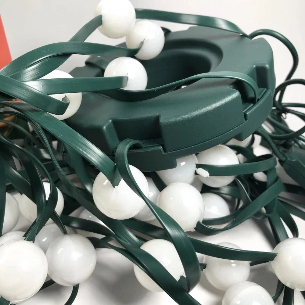 Instalatie Luminoasa Tip Ploaie pentru Bradul de Craciun, Verticala, 48 LED-uri Multicolore, 16 Culori, Telecomanda, 1,8 m [8]