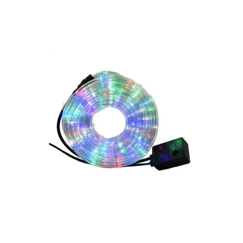 Instalatie tip furtun luminos cu led, 10 metri, pentru exterior, multicolor [4]