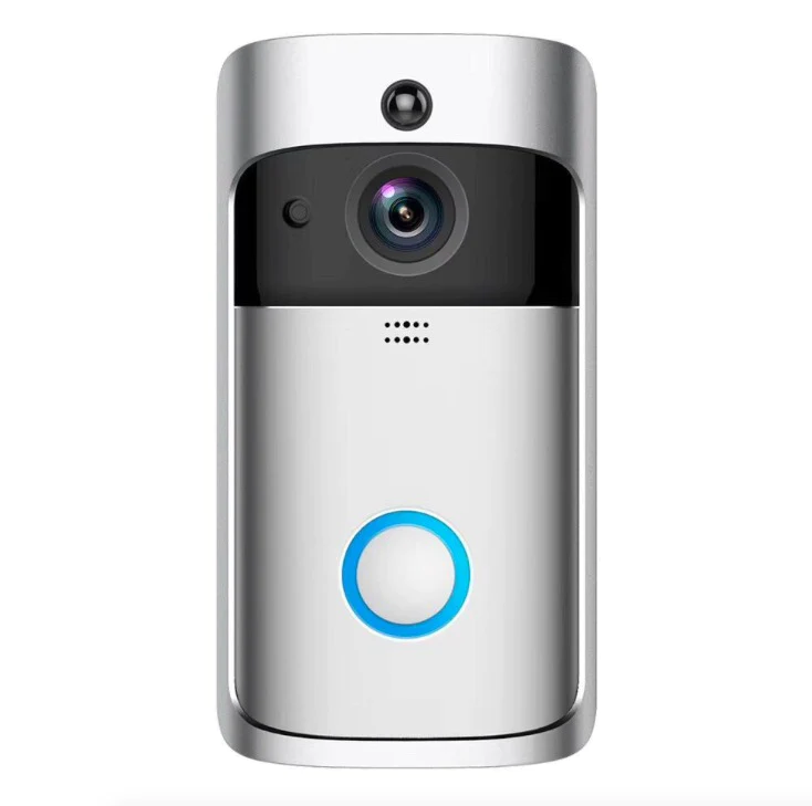 Interfon Video Inteligent, Sistem Sonerie Smart cu Camera Video HD, Night Vision, Microfon, Difuzor, Senzor de Miscare [9]
