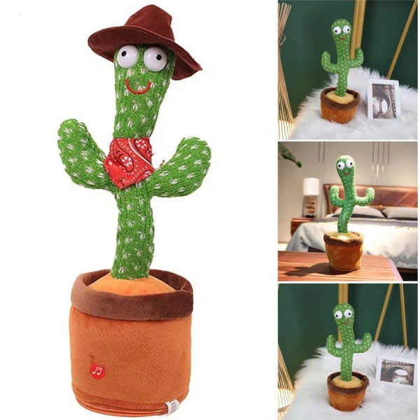 Jucarie Cactus din plus, dansator, vorbitor, inregistrare si repetare, lumini, 20 melodii [7]