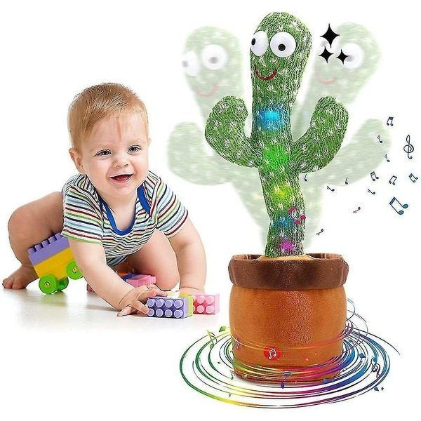 Jucarie Cactus din plus, dansator, vorbitor, inregistrare si repetare, lumini, 20 melodii [2]
