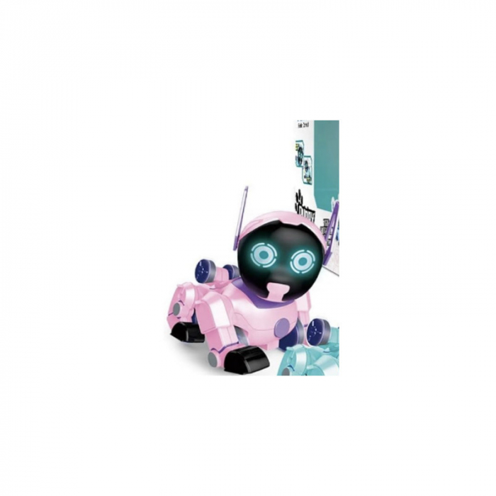Jucarie interactiva, Robot Catel cu telecomanda control bratara inteligenta, Puppy Stunt Roll [7]