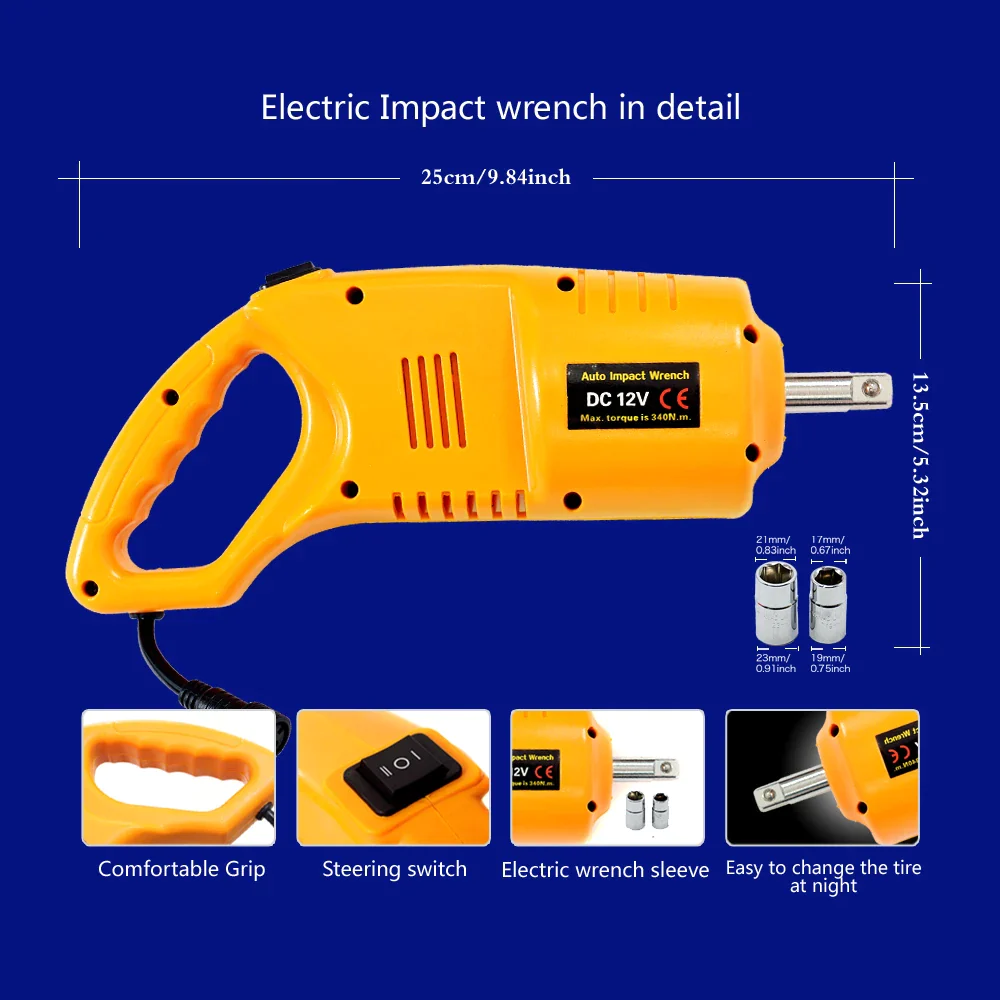 Kit Asistenta Auto pentru masina cu Cric, Compresor, 12 piese [9]