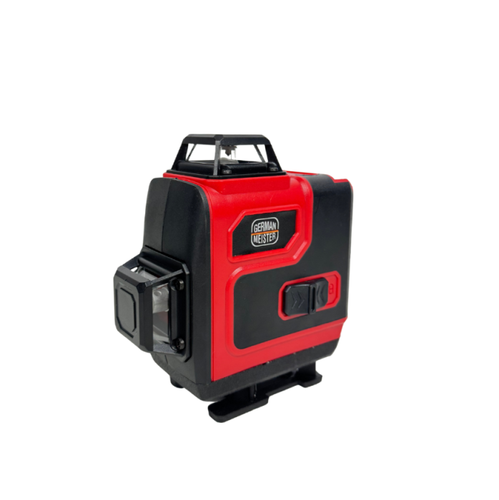 Kit Nivelă Laser 360° German Meister, Laser Verde 4×360°, Trepied + Ochelari + Accesorii, Model Profesional [3]