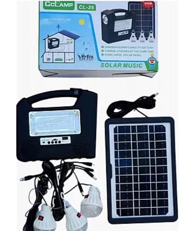 Kit panou solar CCLAMP CL-26 CU Radio si player mp3 [2]