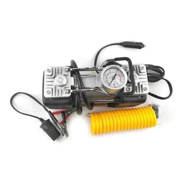 Kit pentru pana Auto, compresor 12V, 2 cilindri si 7 accesorii [3]