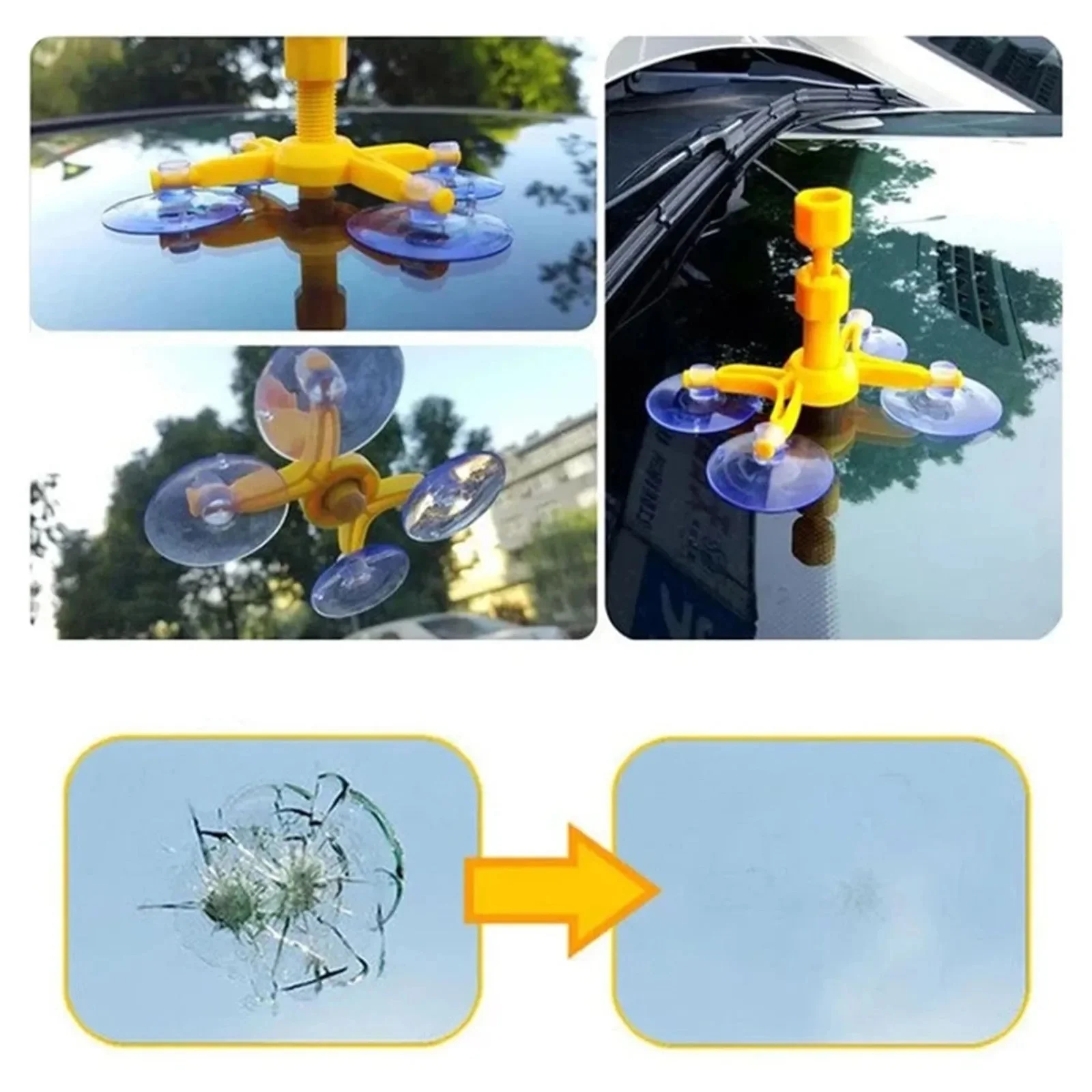 Kit pentru reparatie parbriz sau geam auto [5]