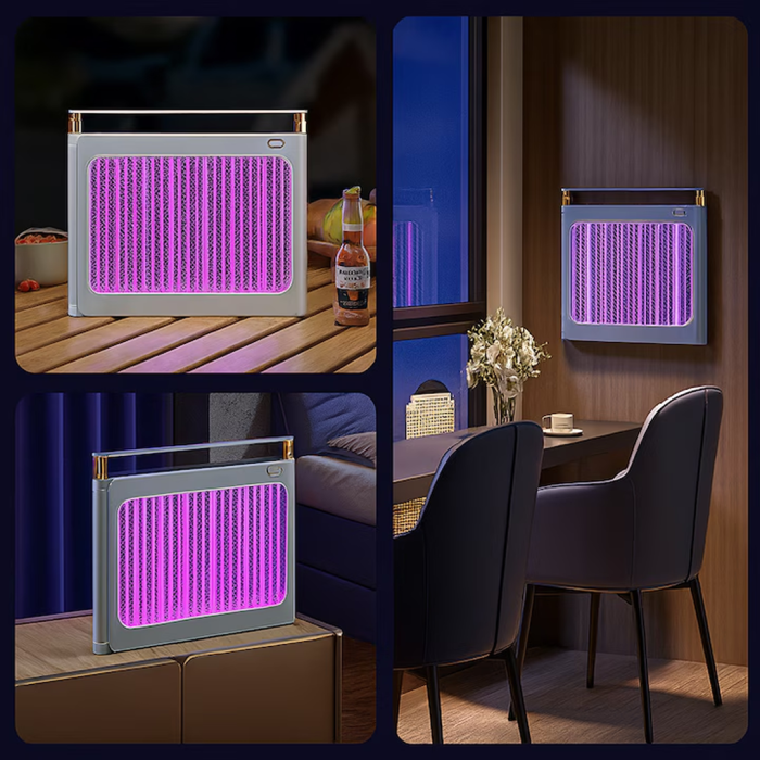 Lampa Anti Tantari UV Portabila 4000mAh, Incarcare Type-C, Silentioasa, Protectie IP54 [9]