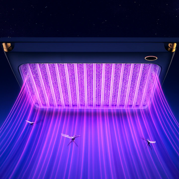 Lampa Anti Tantari UV Portabila 4000mAh, Incarcare Type-C, Silentioasa, Protectie IP54 [8]